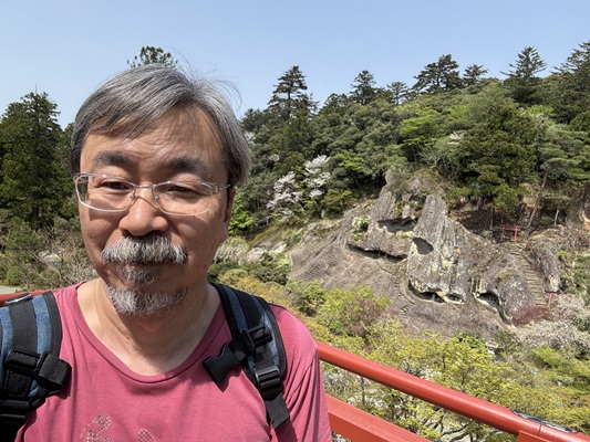 那谷寺にて
